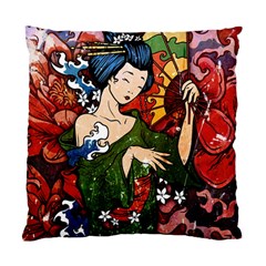 Geisha Standard Cushion Case (Two Sides) from ArtsNow.com Back