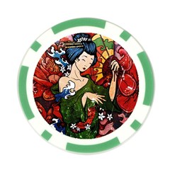 Geisha Poker Chip Card Guard (10 pack) from ArtsNow.com Back