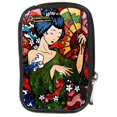 Geisha Compact Camera Leather Case from ArtsNow.com Front