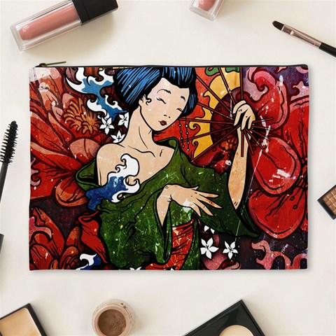 Geisha Cosmetic Bag (XL) from ArtsNow.com Front