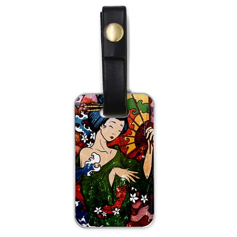Geisha Luggage Tag (one side) from ArtsNow.com Front