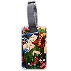 Geisha Luggage Tag (two sides) from ArtsNow.com Front
