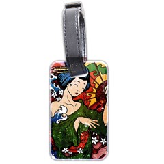 Geisha Luggage Tag (two sides) from ArtsNow.com Back