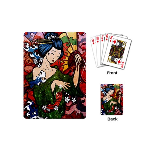 Geisha Playing Cards (Mini) from ArtsNow.com Back