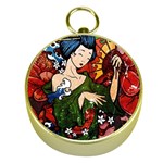 Geisha Gold Compass
