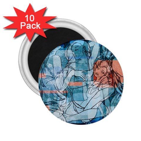 Retro Girls 2.25  Magnet (10 pack) from ArtsNow.com Front