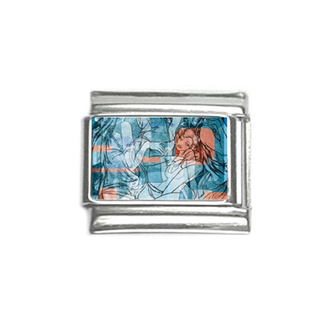 Retro Girls Italian Charm (9mm) from ArtsNow.com Front