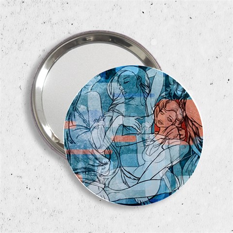 Retro Girls 2.25  Handbag Mirror from ArtsNow.com Front
