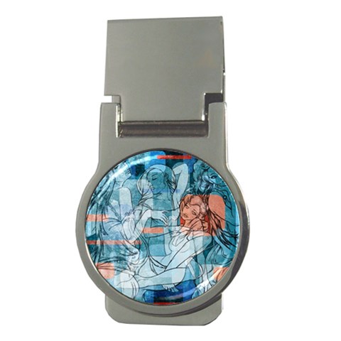 Retro Girls Money Clip (Round) from ArtsNow.com Front