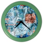 Retro Girls Color Wall Clock