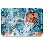 Retro Girls Large Doormat