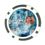 Retro Girls Poker Chip Card Guard