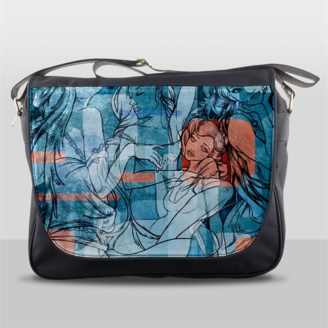 Retro Girls Messenger Bag from ArtsNow.com Front