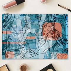 Retro Girls Cosmetic Bag (XXL) from ArtsNow.com Front