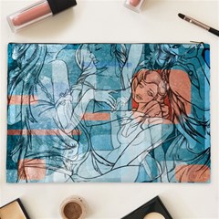 Retro Girls Cosmetic Bag (XXL) from ArtsNow.com Back