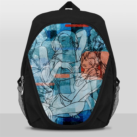 Retro Girls Backpack Bag from ArtsNow.com Front
