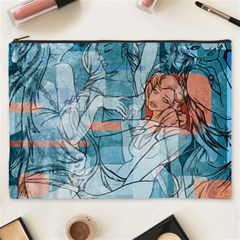 Retro Girls Cosmetic Bag (XXXL) from ArtsNow.com Front