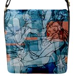 Retro Girls Flap Closure Messenger Bag (Small)