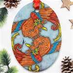 Chinese Phoenix Ornament (Oval)