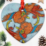 Chinese Phoenix Ornament (Heart)