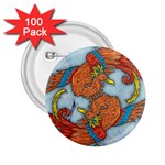 Chinese Phoenix 2.25  Button (100 pack)