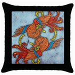 Chinese Phoenix Throw Pillow Case (Black)