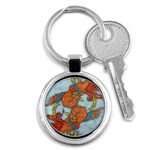 Chinese Phoenix Key Chain (Round)