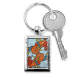 Chinese Phoenix Key Chain (Rectangle)