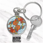 Chinese Phoenix Nail Clippers Key Chain