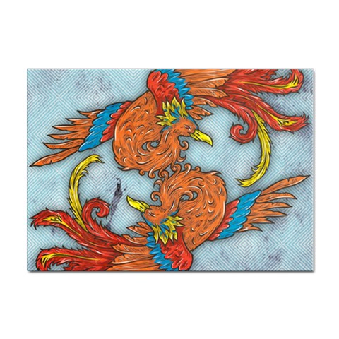 Chinese Phoenix Sticker A4 (100 pack) from ArtsNow.com Front