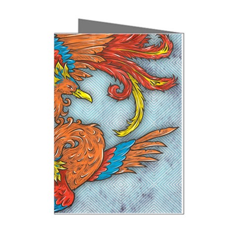 Chinese Phoenix Mini Greeting Cards (Pkg of 8) from ArtsNow.com Left