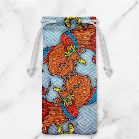 Chinese Phoenix Jewelry Bag from ArtsNow.com Front