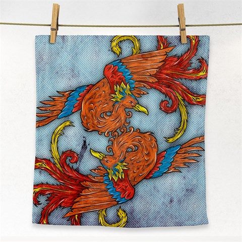 Chinese Phoenix Face Towel from ArtsNow.com Front
