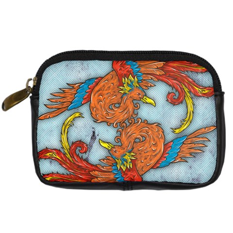 Chinese Phoenix Digital Camera Leather Case from ArtsNow.com Front