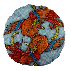 Chinese Phoenix 18  Premium Round Cushion  from ArtsNow.com Front