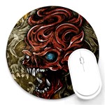 Beyond Skulls Round Mousepad