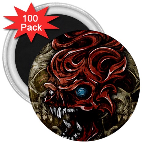 Beyond Skulls 3  Magnet (100 pack) from ArtsNow.com Front