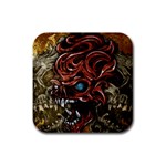 Beyond Skulls Rubber Square Coaster (4 pack)