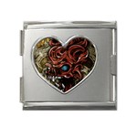 Beyond Skulls Mega Link Heart Italian Charm (18mm)