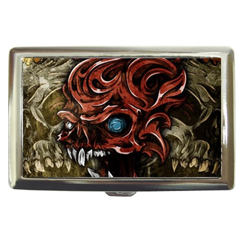 Beyond Skulls Cigarette Money Case from ArtsNow.com Front