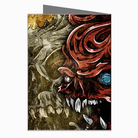 Beyond Skulls Greeting Card from ArtsNow.com Right