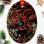 Beyond Skulls Oval Ornament (Two Sides)