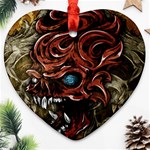 Beyond Skulls Heart Ornament (Two Sides)