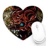 Beyond Skulls Heart Mousepad