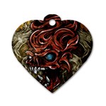 Beyond Skulls Dog Tag Heart (Two Sides)