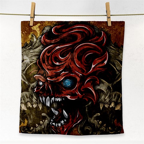 Beyond Skulls Face Towel from ArtsNow.com Front