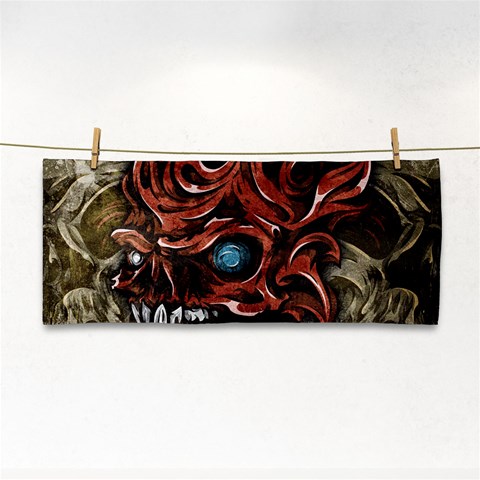 Beyond Skulls Hand Towel from ArtsNow.com Front