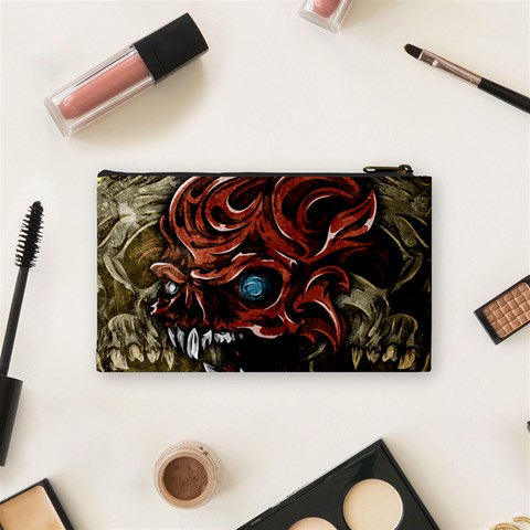 Beyond Skulls Cosmetic Bag (Small) from ArtsNow.com Back
