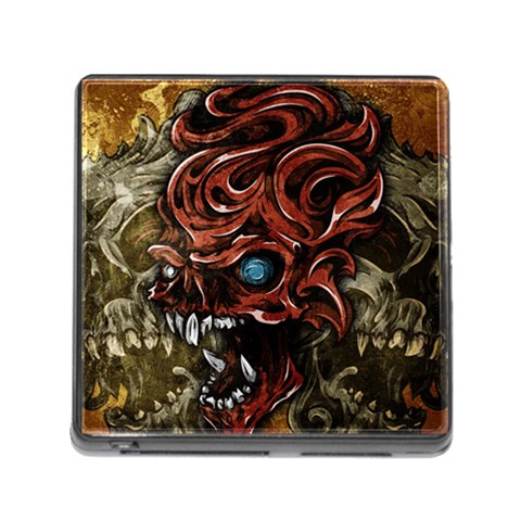 Beyond Skulls Memory Card Reader with Storage (Square) from ArtsNow.com Front