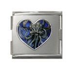 Kraken Mega Link Heart Italian Charm (18mm)